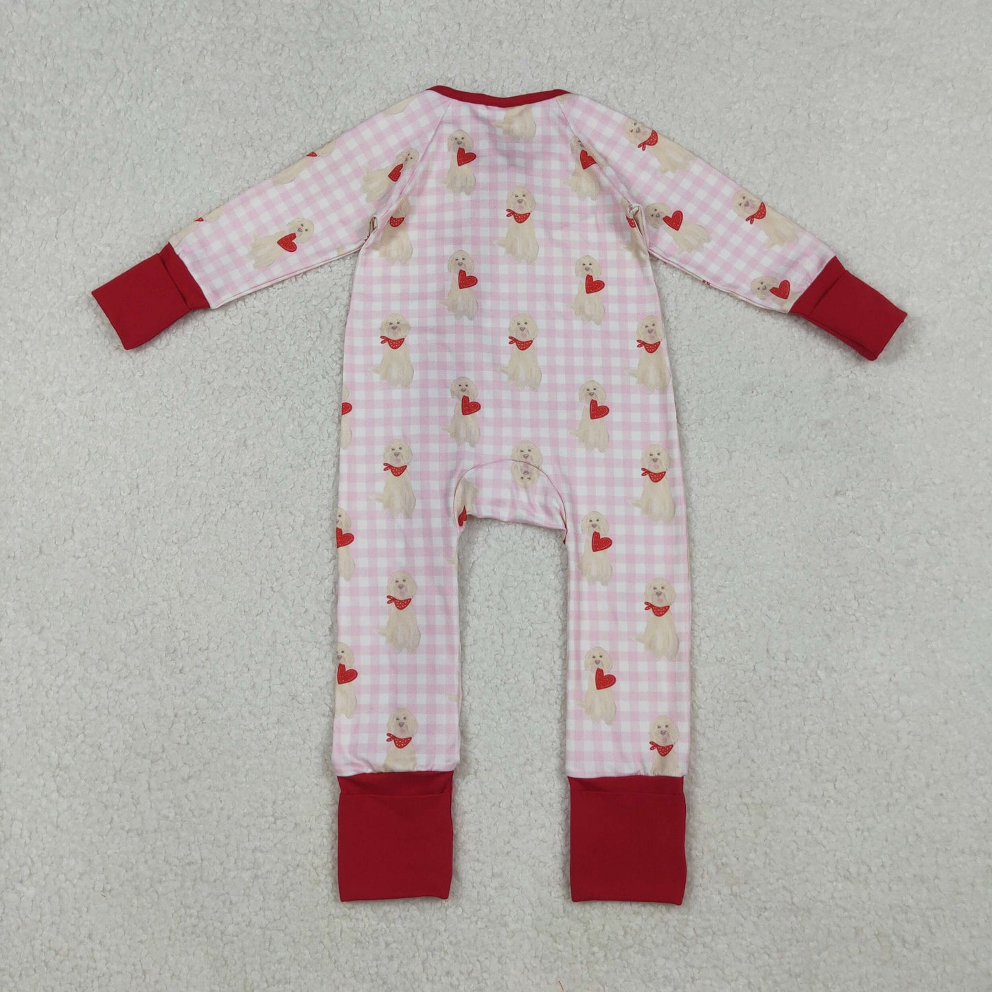Sibling Baby Kids Holly Bows Santa Christmas Two Way Zip Convertible Rompers