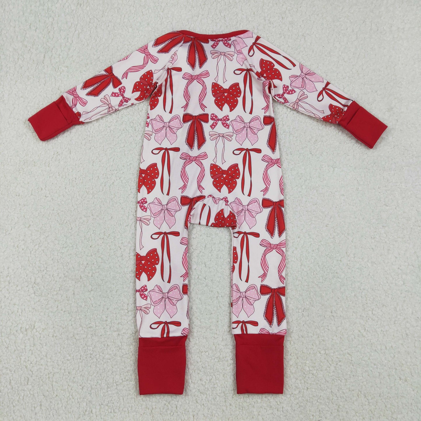Sibling Baby Girls Hearts Bows Top Pockets Short Clothes Set Hoodie Ruffle Zipper Rompers