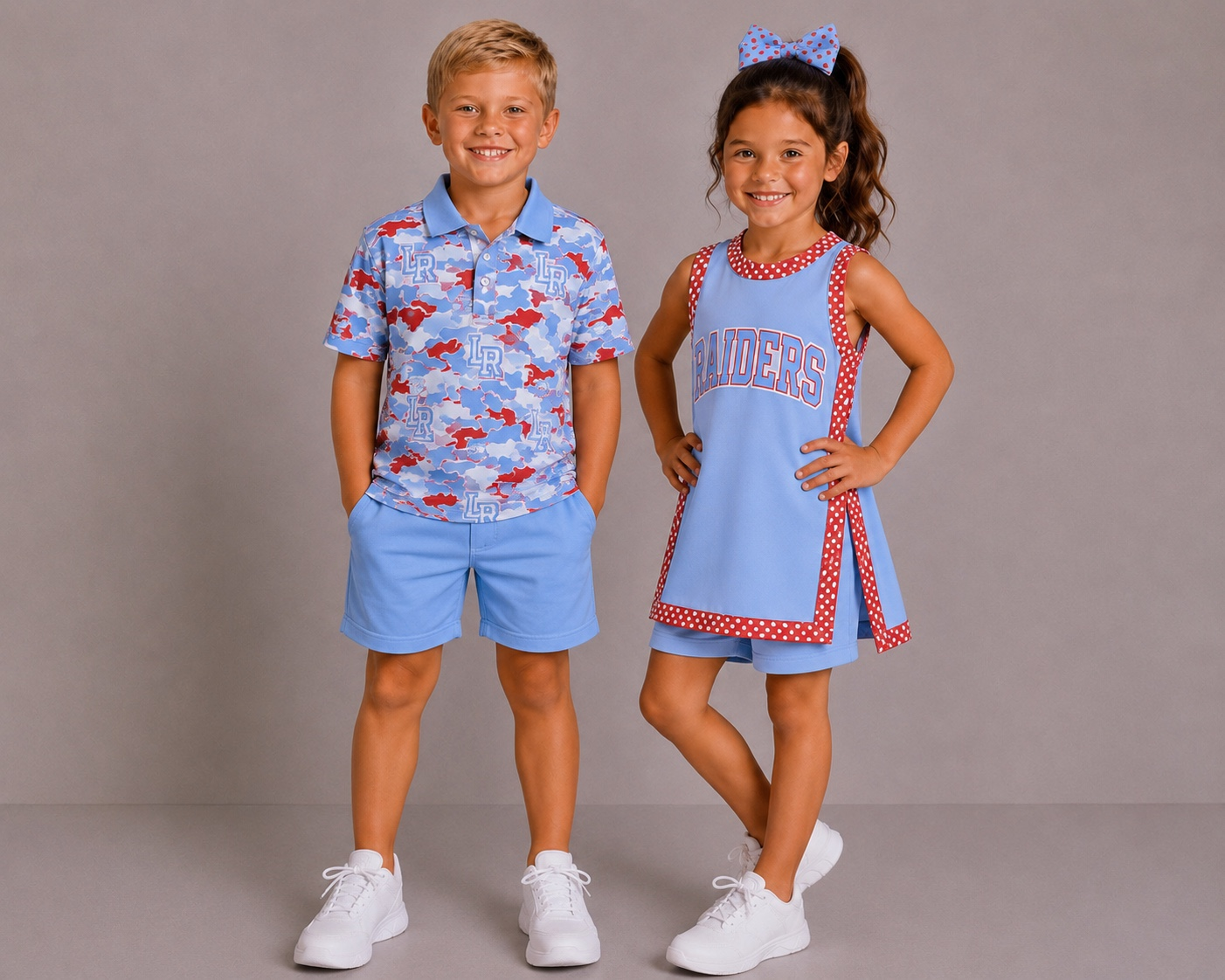 (Custom Design Preorder MOQ 5)  Teams Lumberton Raiders Camo Print Boys Girls & Man Clothes Family Matching Wear