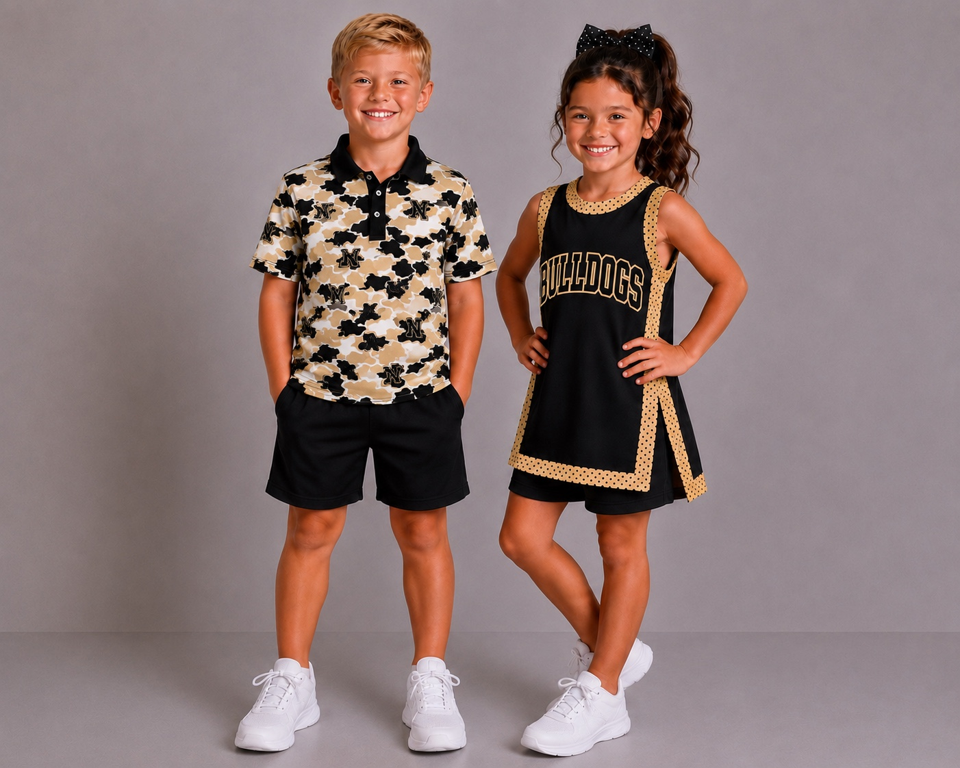 (Custom Design Preorder MOQ 5)  Teams Nederland Bulldogs Camo Print Boys Girls & Man Clothes Family Matching Wear