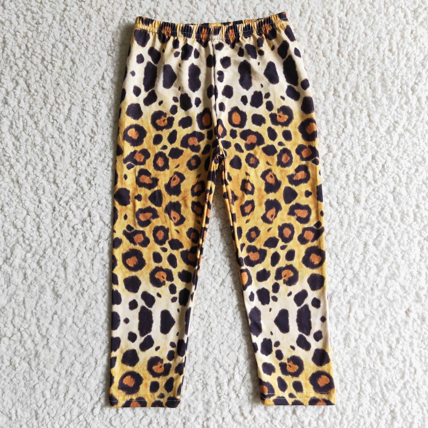 Girls leopard print legging pants     P0012