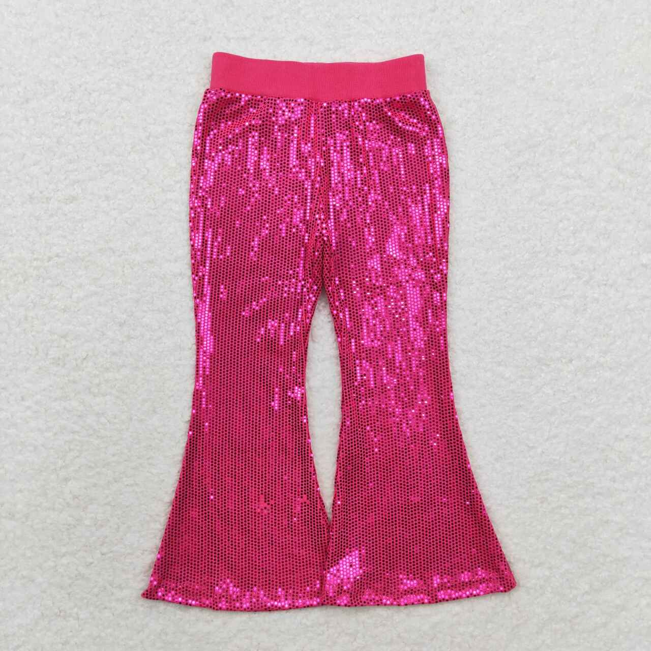 P0499 Hot Pink Baby Girls Sequins Pants
