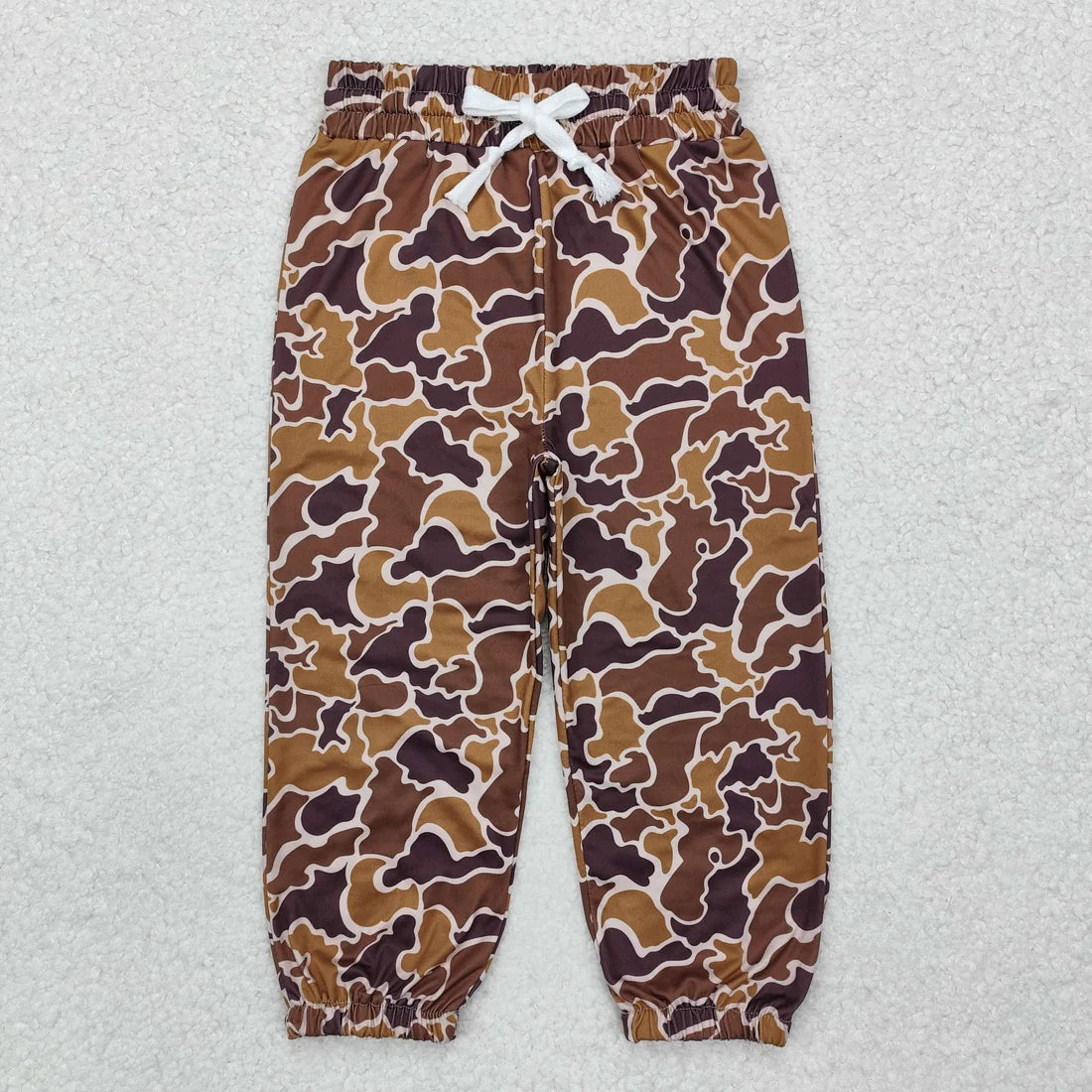 Sibling Kids Girls Boys Camo Drawstring Pocket Jogger Pants