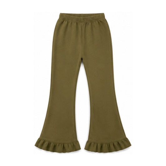7.14 GLP3489 Preorder Olive Green Bell Bottom Pants