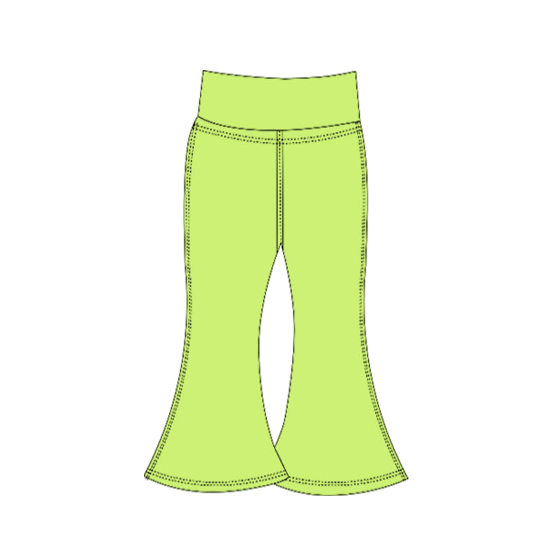 7.29  Preorder  Kids Green  Active Bell Bottom Pants