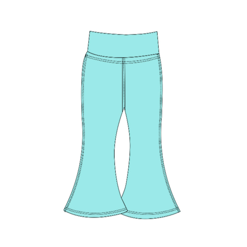 7.29  Preorder  Kids Mint Green  Active Bell Bottom Pants