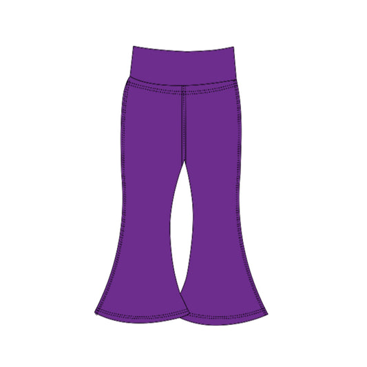 7.29  Preorder  Kids Purple Active Bell Bottom Pants