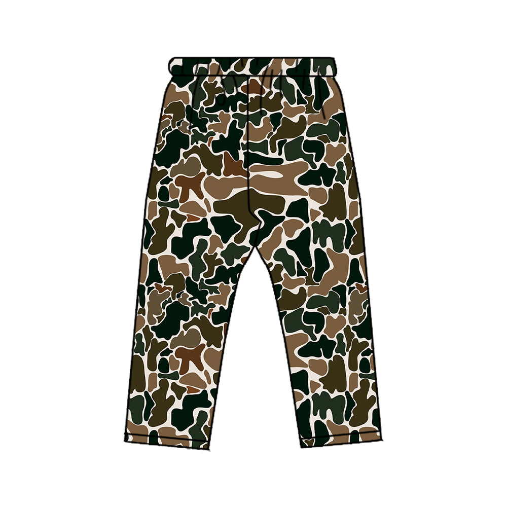 8.20 P1194 Preorder Brown Camo Print Boys Bottom Pants