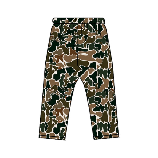 8.20 P1194 Preorder Brown Camo Print Boys Bottom Pants