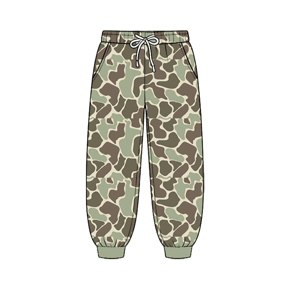 8.25  Preorder  Olive Duck Camo Pocket Jogger Pants