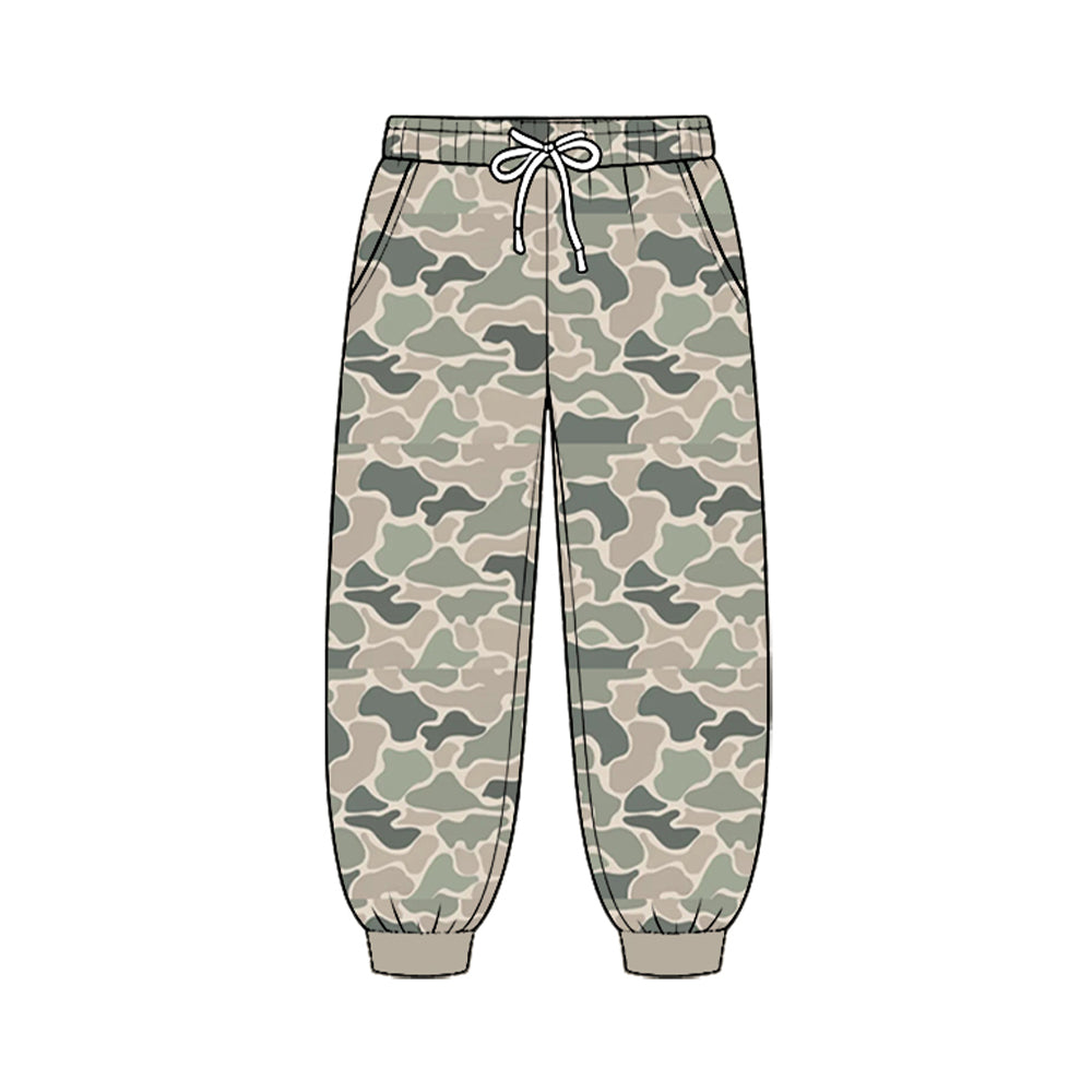 8.25  Preorder  Grey Green Camo Pocket Jogger Pants