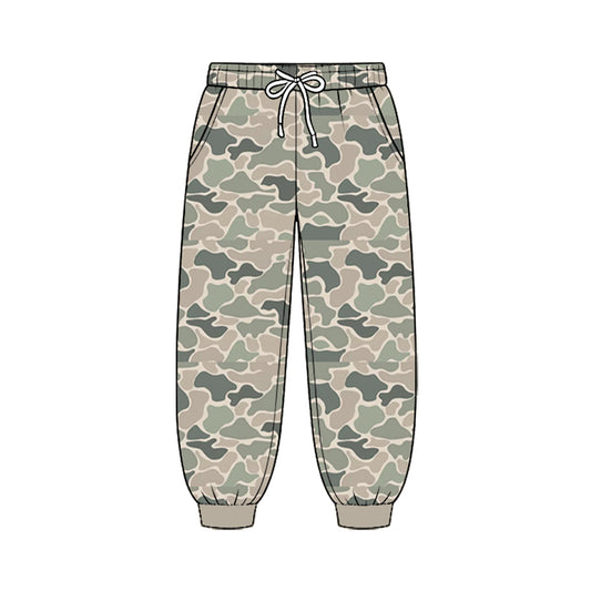 8.25  Preorder  Grey Green Camo Pocket Jogger Pants