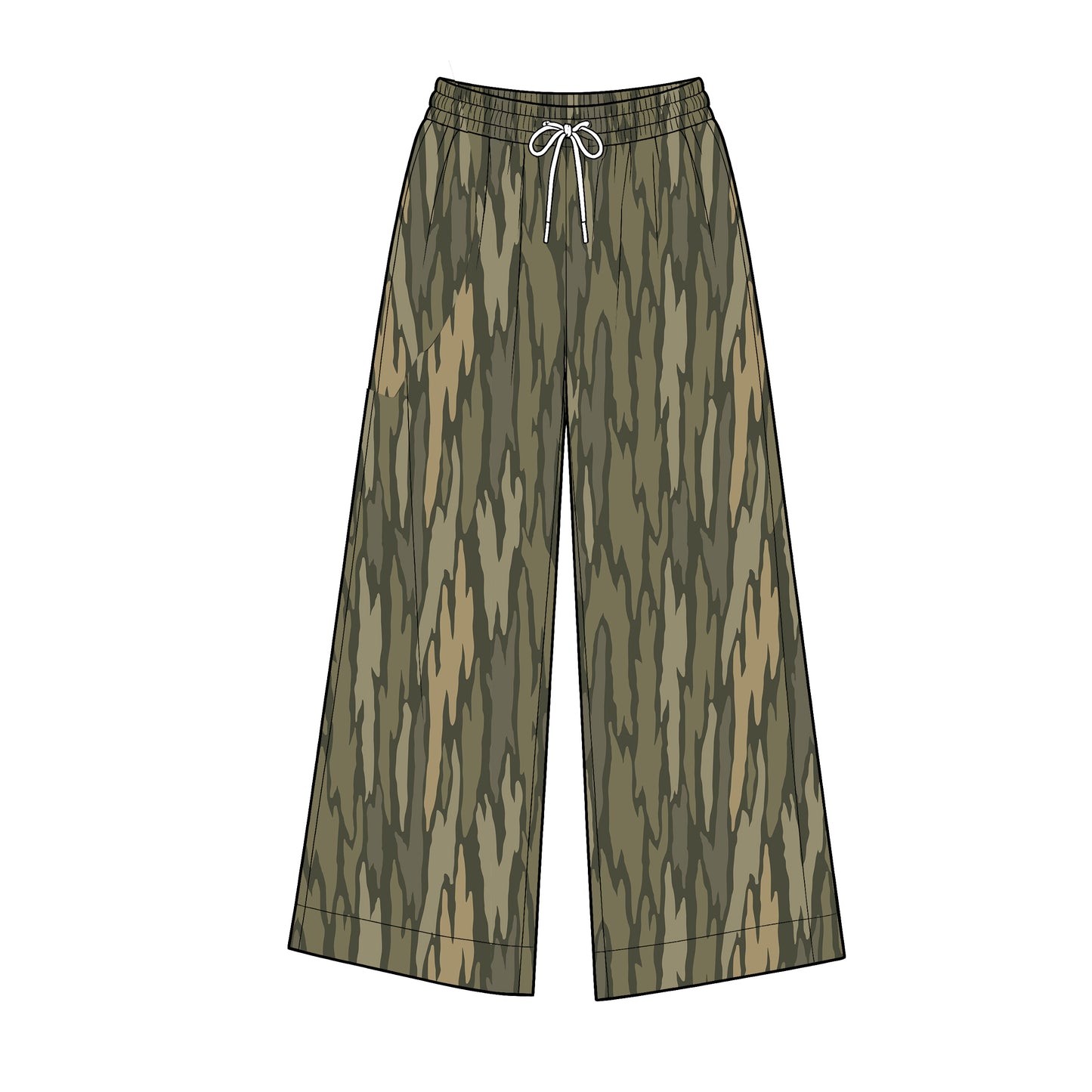 8.31 P1238 Preorder Adult Camo Print Women Bottom Straight Yoga Pants
