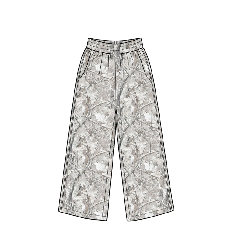 9.25 P1258 Preorder Kids  Boys Snow Camo Pants