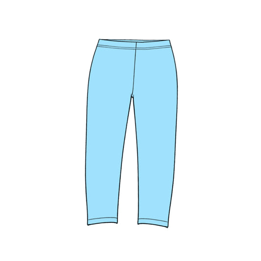 10.20 P1298 Preorder Sky Blue Active Girls Bottom Yoga Legging Pants