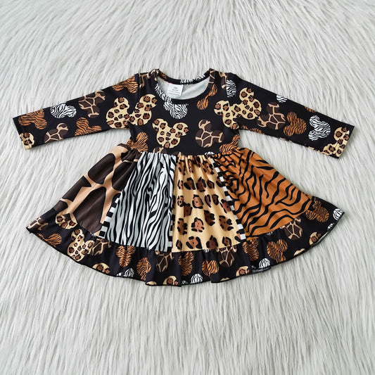 Long sleeve twirl dress      6 B11-37