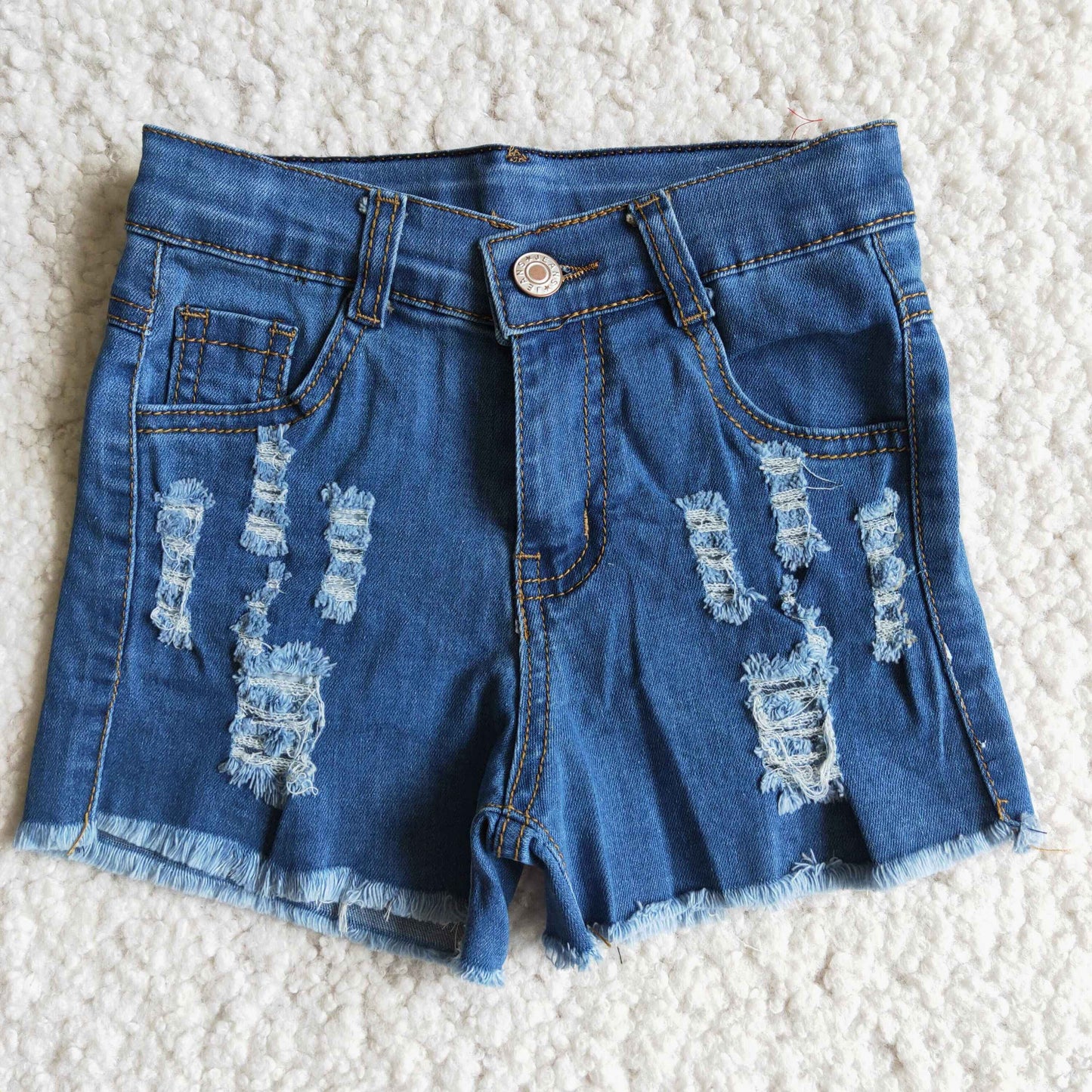 Denim shorts     	 B6-2