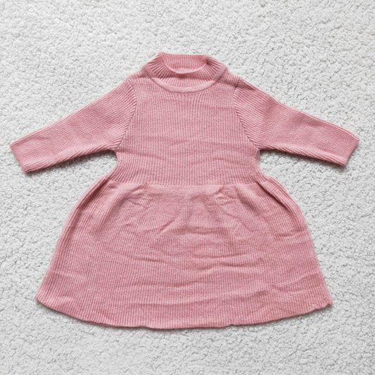 Baby girls pink sweater dress       6 B0-20