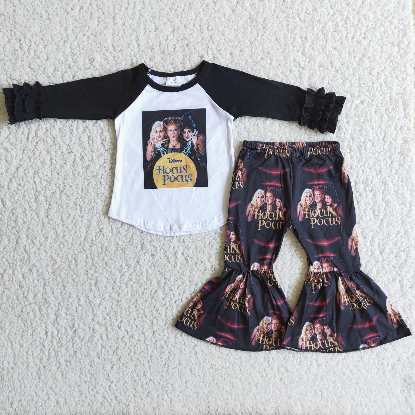 Long sleeve bell bottom pants Halloween outfits