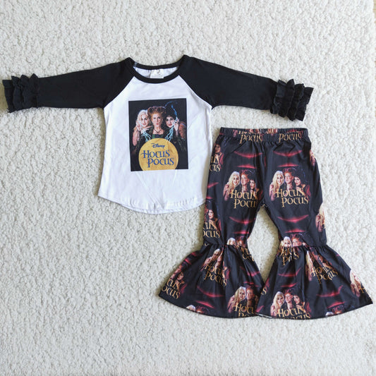 Long sleeve bell bottom pants Halloween outfits