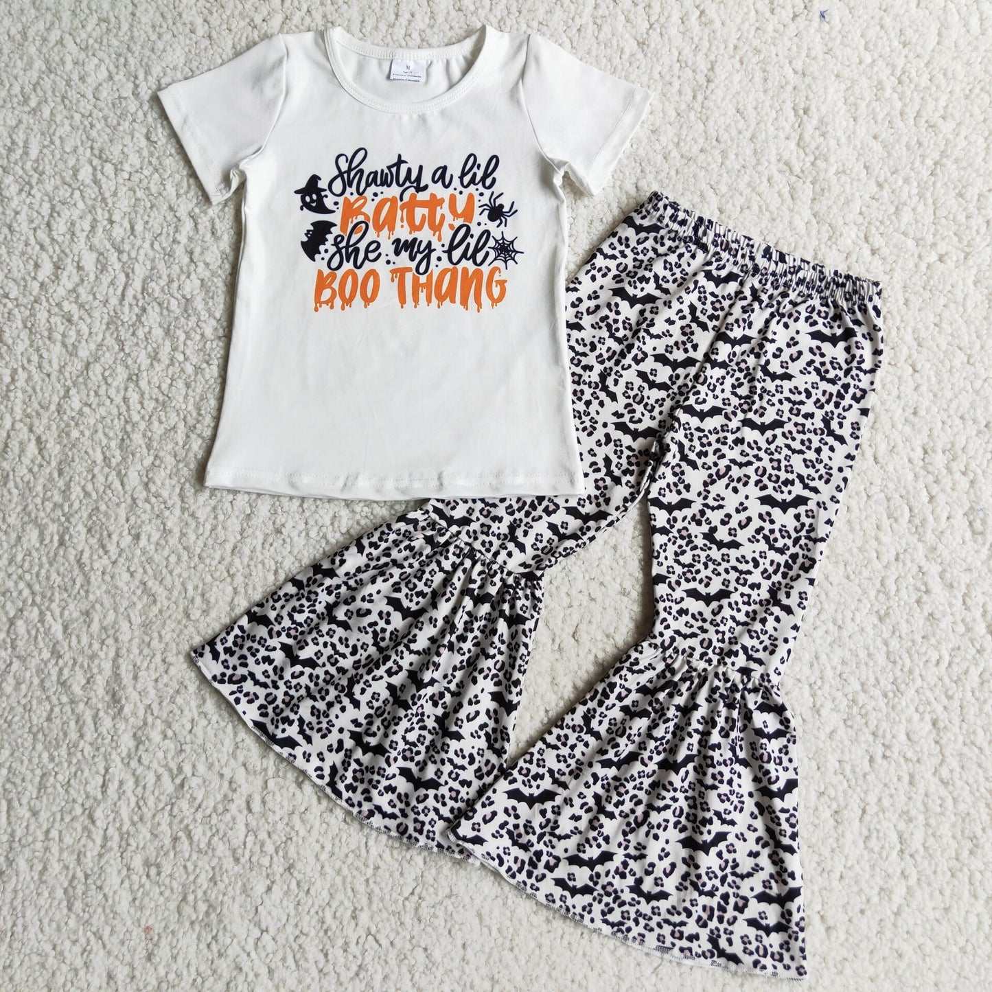 Short sleeve bell bottom pants Halloween outfits   D4-19