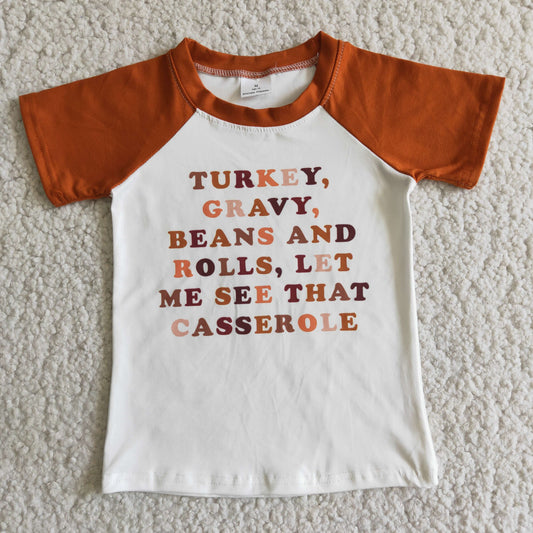 Short sleeve Tee Thanksgiving shirts   D5-3