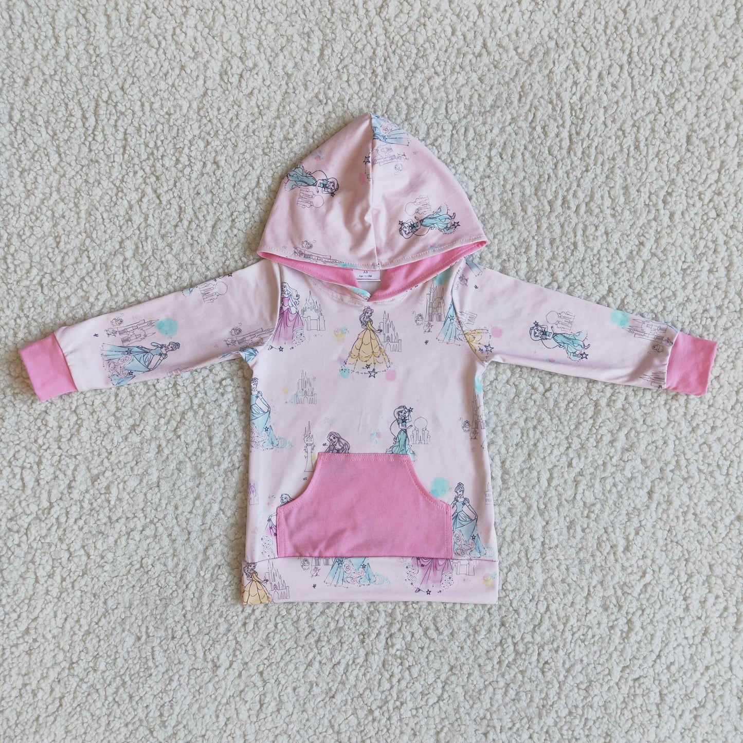 Long sleeve hooded top    6 A11-22