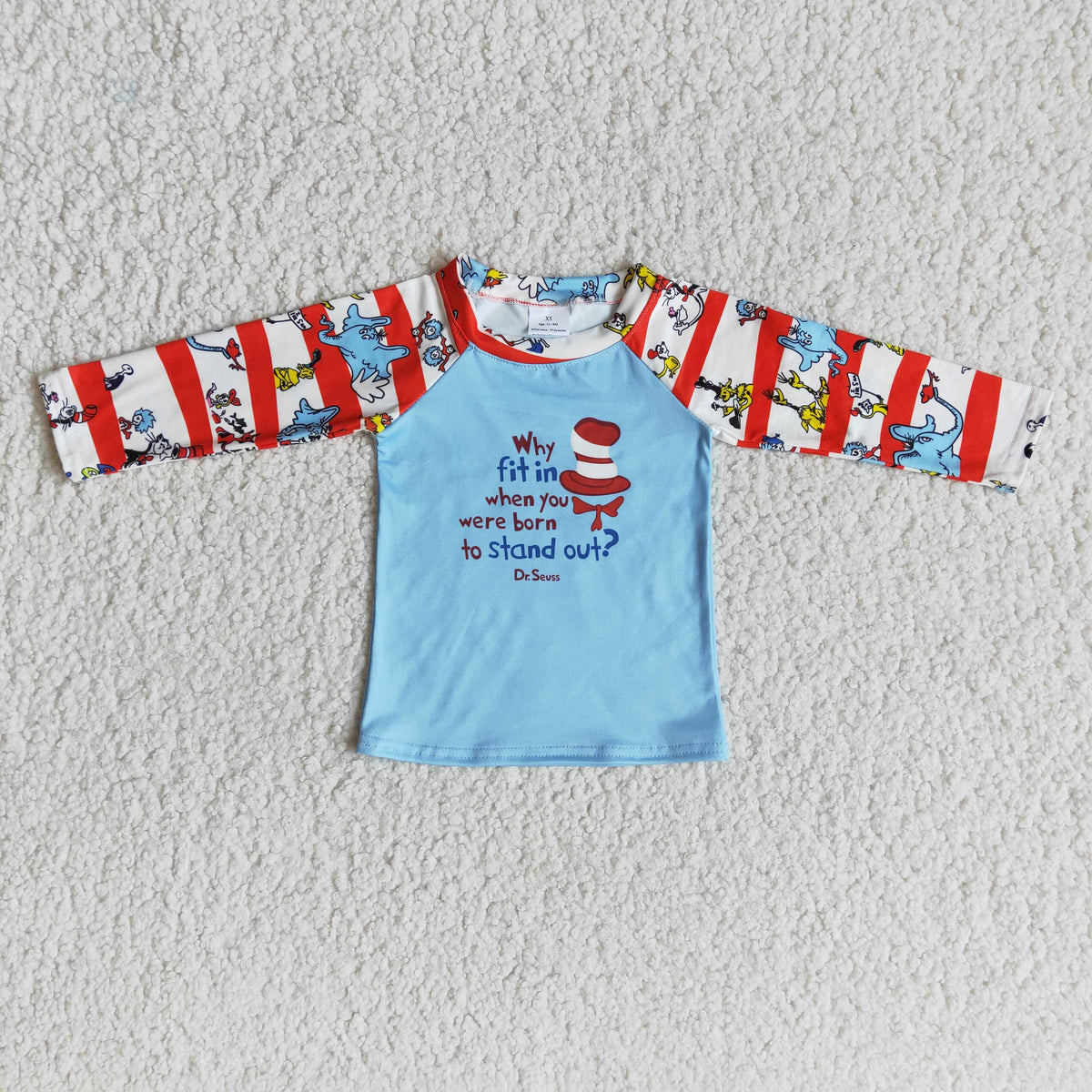 Dr.Reading Print Boys Long sleeve Tee shirts top   6 A28-3