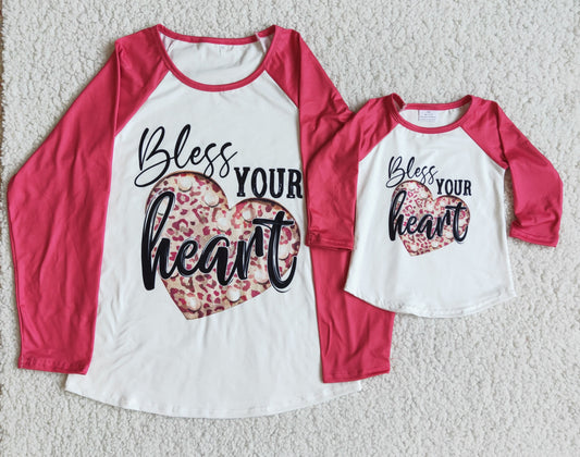 Mom and Me Valentine's Day adult tee shirts