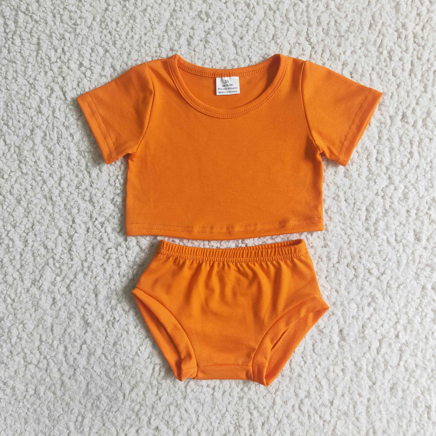 Girls Halloween 3 pieces bummie outfits   GBO0060