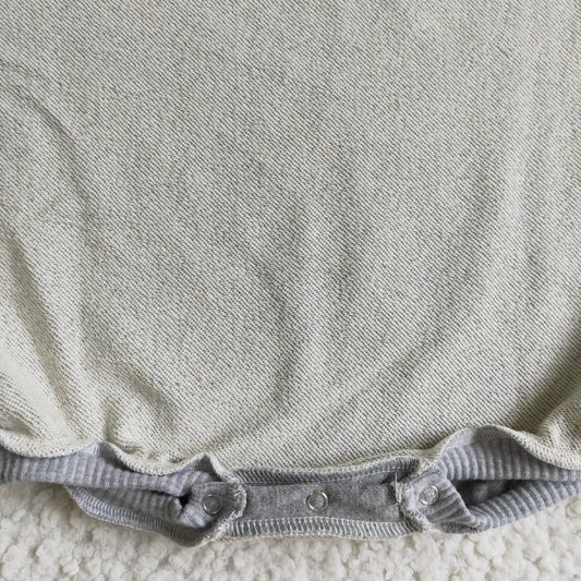 Baby cotton fall GREY romper   LR0240