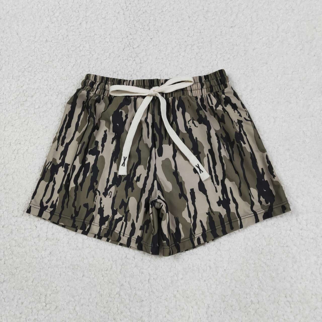 S0194 Toddler Boys Hunting Camo Swim Trunks