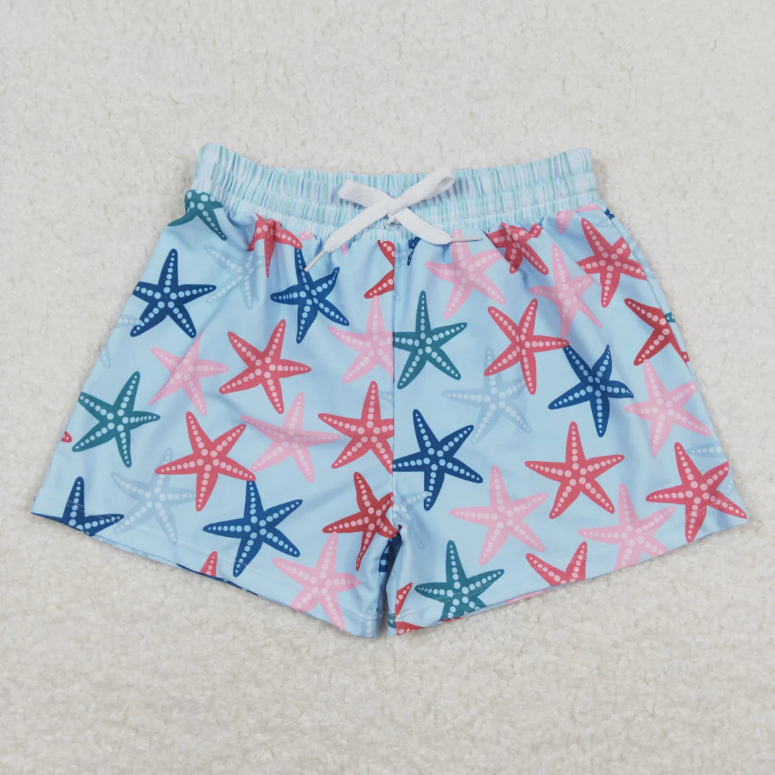 Sibling Baby Boys Summer Crab Fishes Trunks Swimsuits Swimwear