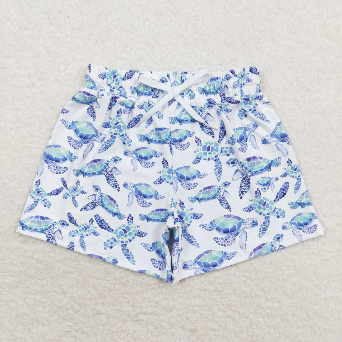 Sibling Baby Boys Summer Crab Fishes Trunks Swimsuits Swimwear