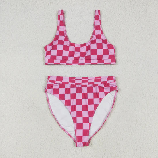 Adult Women Western Camouflage Top Bummies 2pcs Bikini Swimsuits Sets