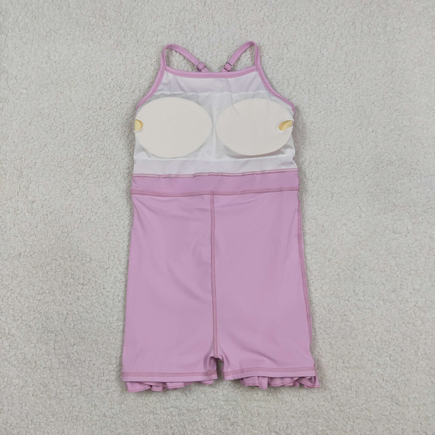 Sibling Baby Girls Strap Yoga Active Short Team Knee Length Dresses