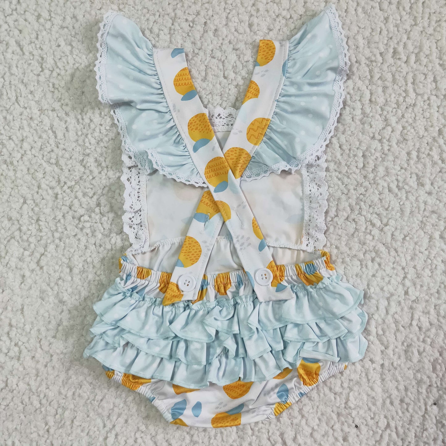 Baby girls bubble romper   SR0033