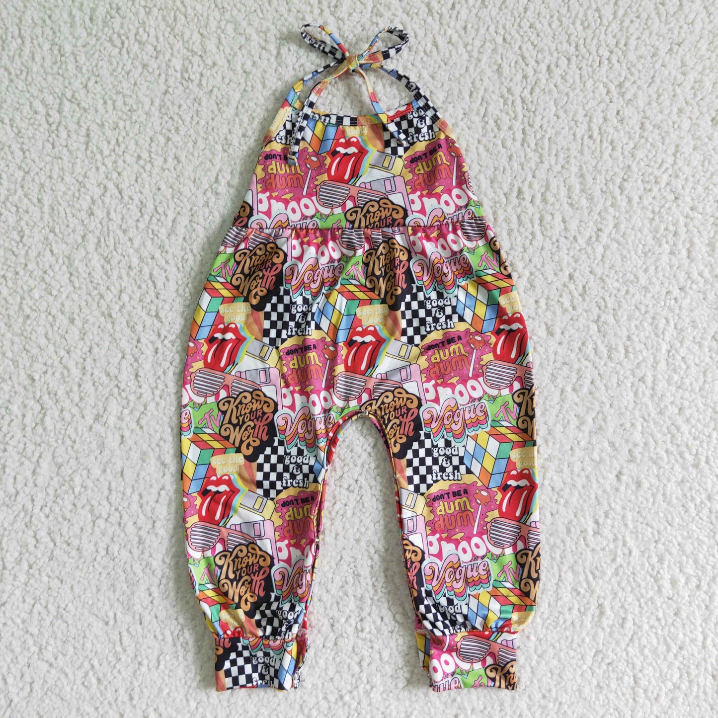 Halter summer jumpsuit  SR0054