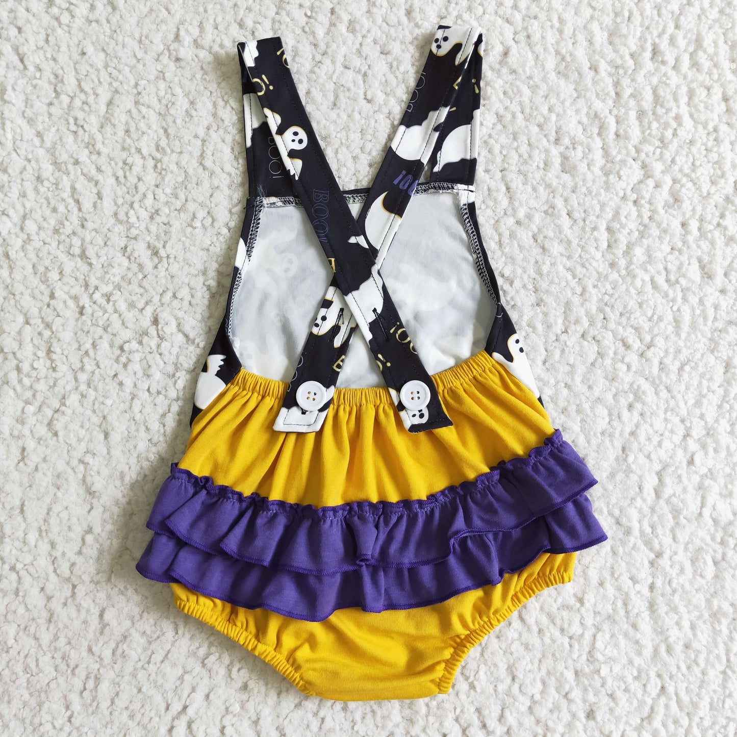 Baby girls bubble Halloween romper       SR0074