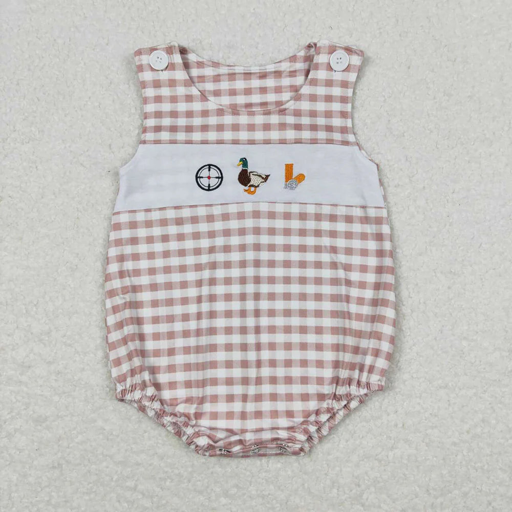 Sibling Girls Boys Duck Hunting Summer Shorts Clothes Sets
