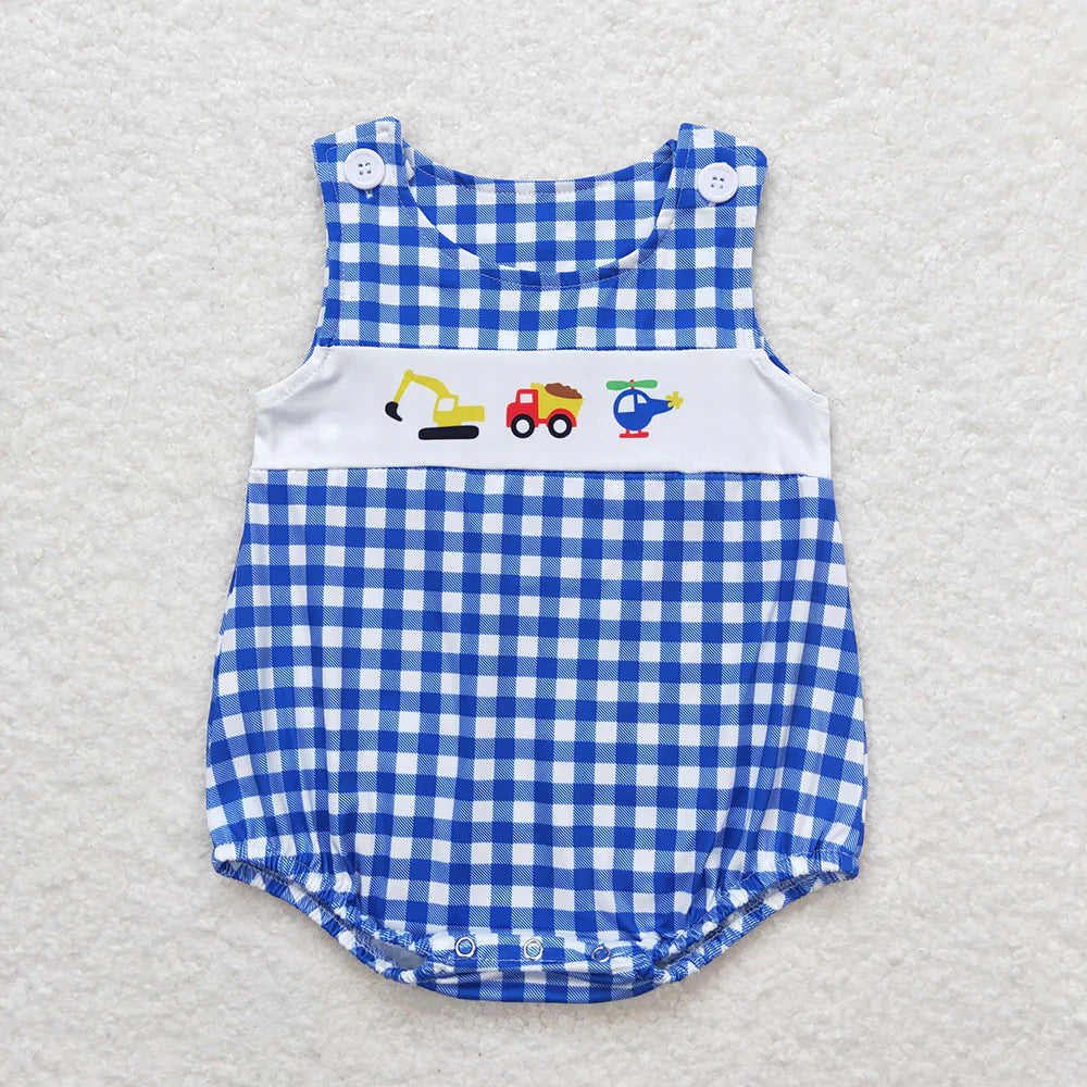 Sibling Baby Infant Boys Cute Summer Rompers