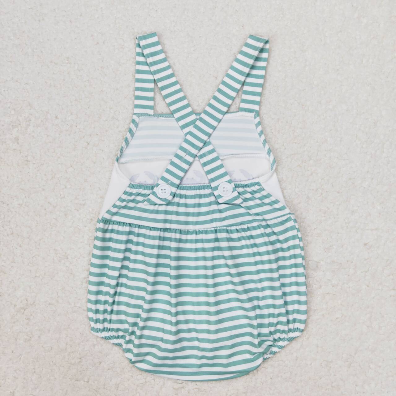 Baby Boys Blue Crabs Sibling Brother Rompers Shorts Clothes Sets