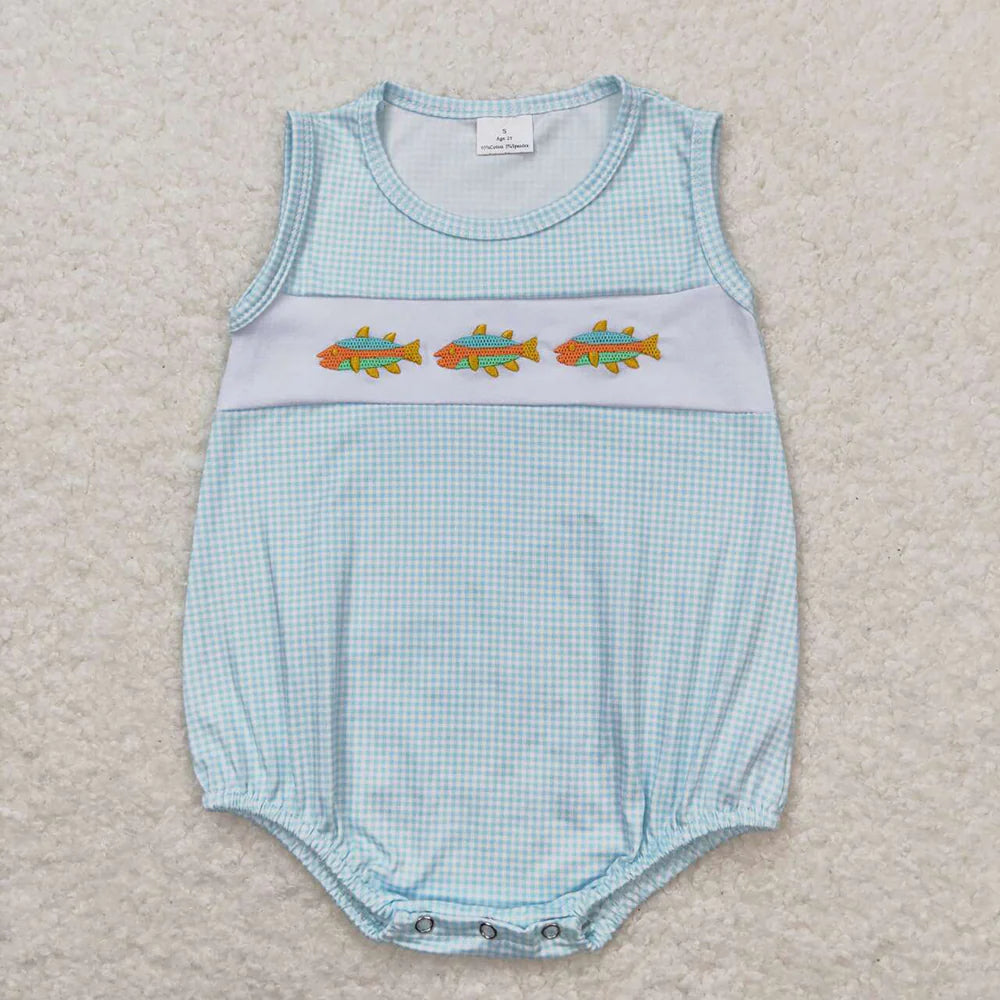 Sibling Baby Infant Boys Cute Summer Rompers