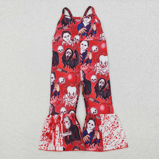 SR1965 Film Characters Baby Girls Halloween Strap Romper