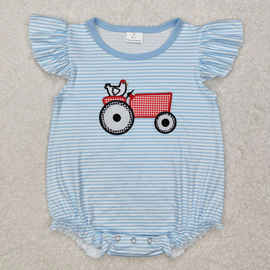 Sibling Girls Baby Boys Farm Chicken Rompers Clothes Suits