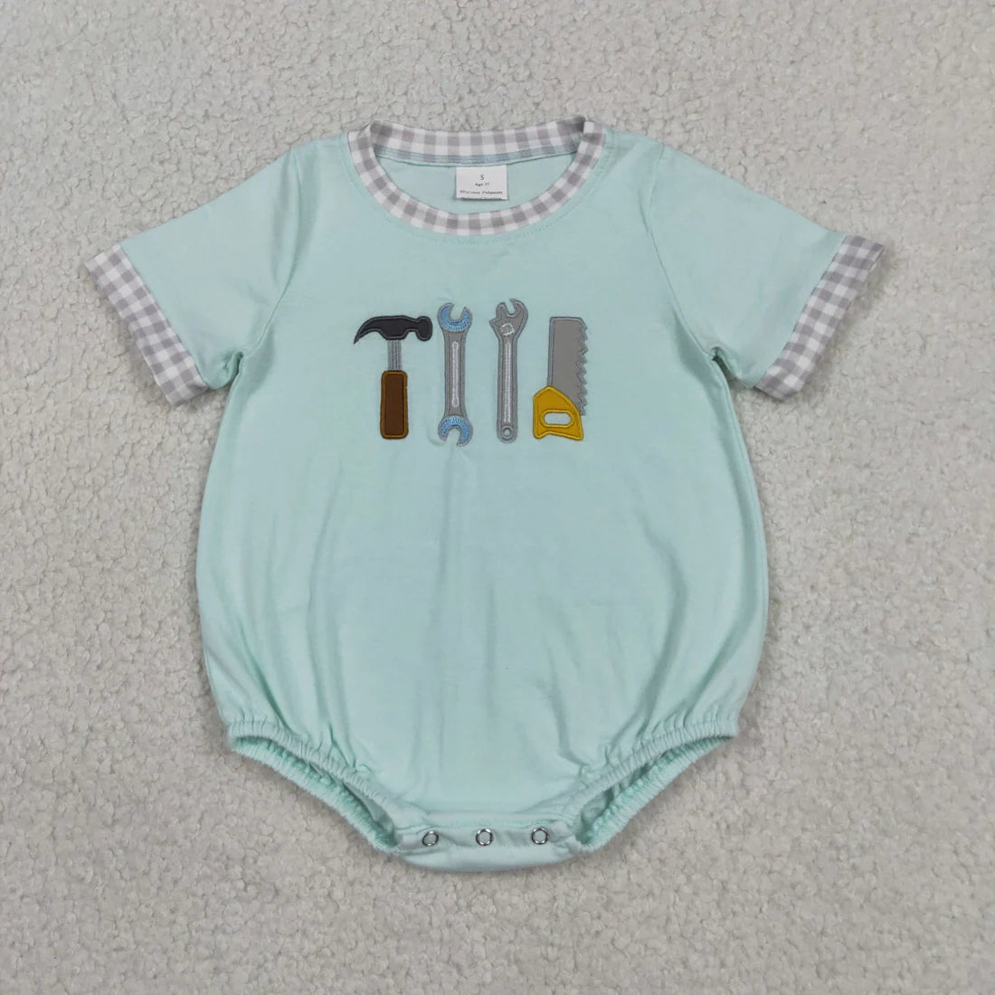 USA Shop Sibling Baby Boys Embroidery Rompers