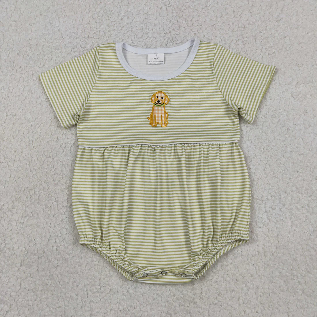 USA Shop Sibling Baby Boys Embroidery Rompers