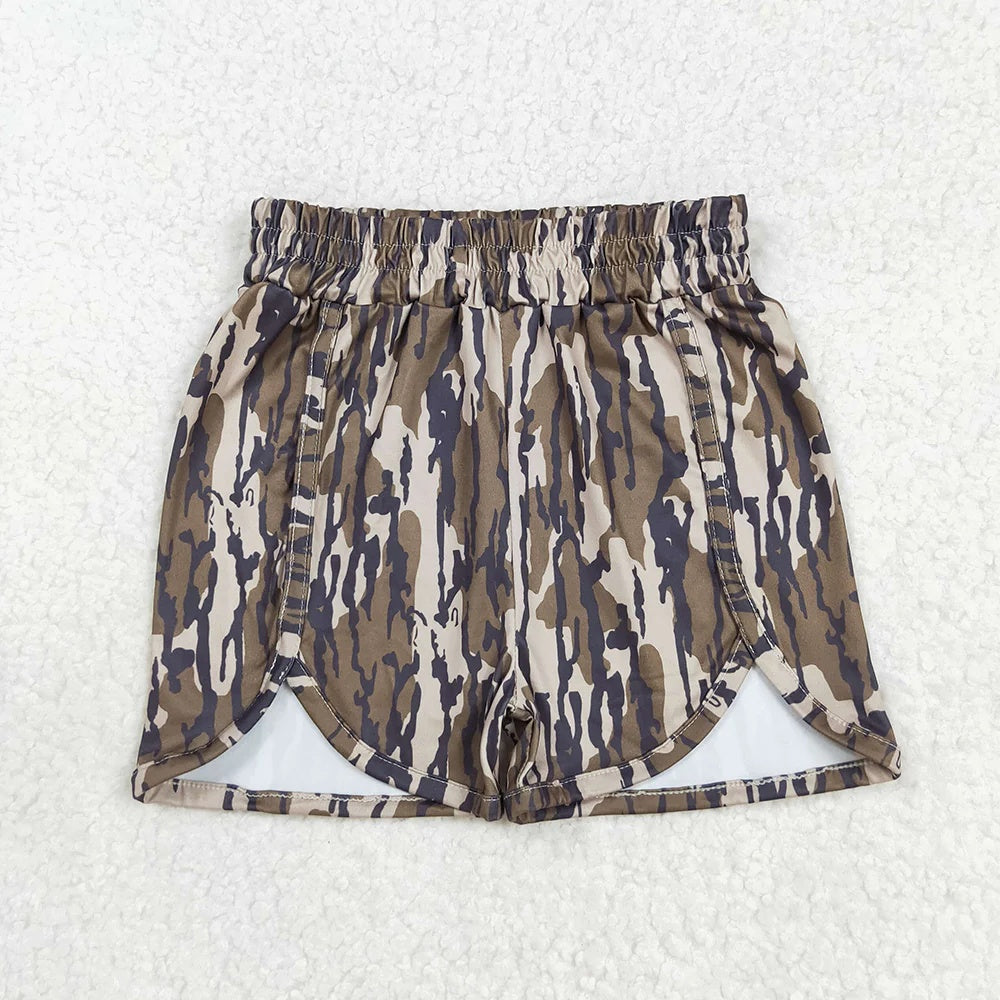 Mommy and Me Camo Shorts Set - Matching Mother Daughter Camouflage Casual Shorts