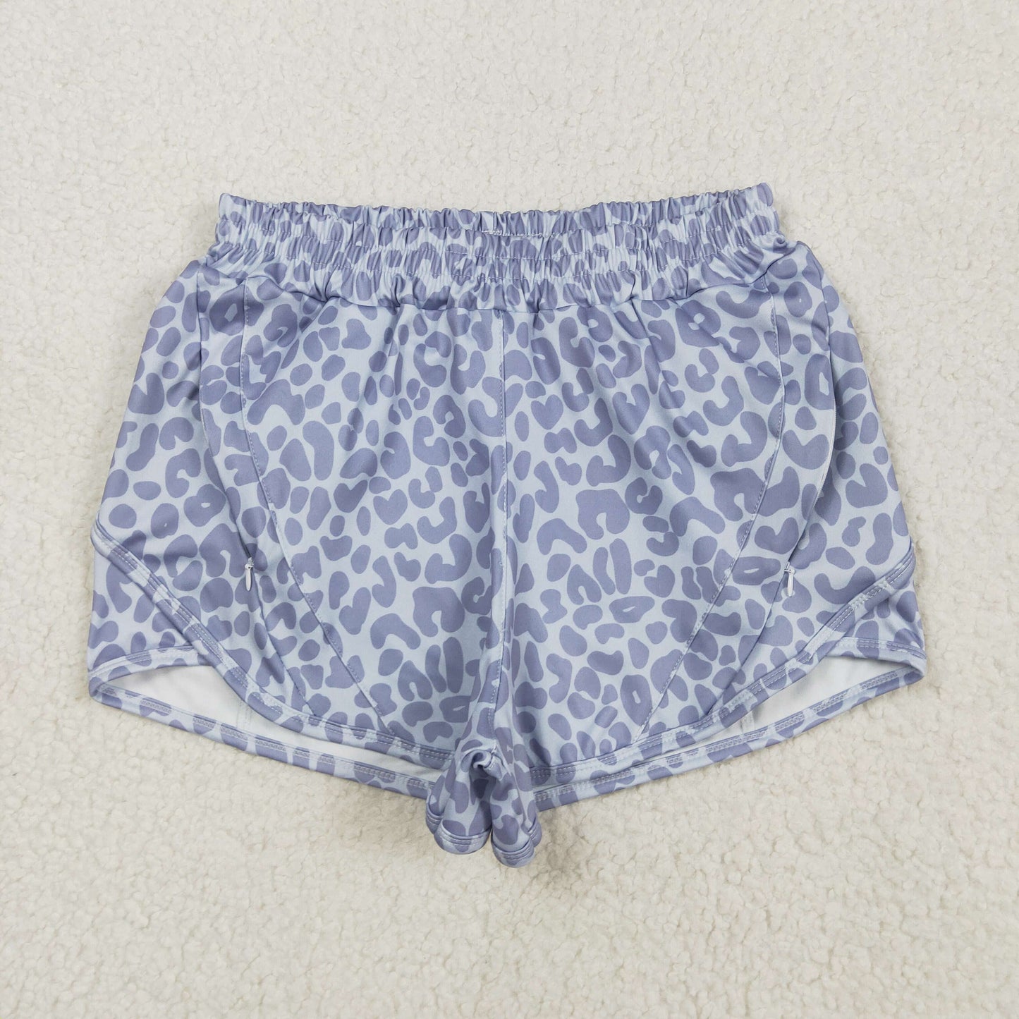 Mama and Me Colorful Leopard Sprinkles Yoga Active Shorts Bottoms