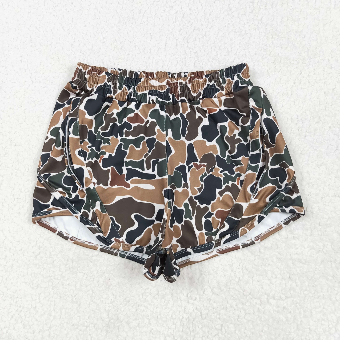 Mama and Me Colorful Leopard Sprinkles Yoga Active Shorts Bottoms